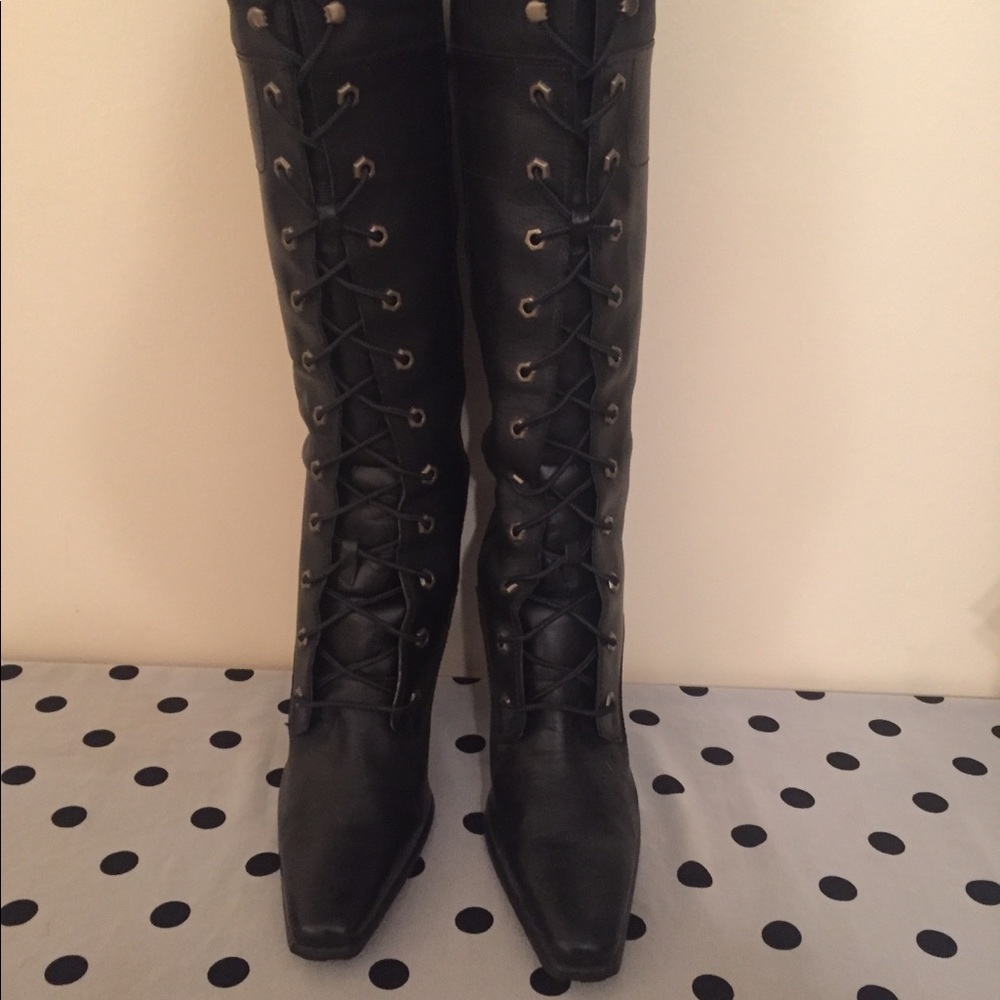 TIMBERLAND knee high leather boots